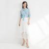JESSIE French Hollow Out A-line Skirt