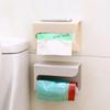 Creative Wall-Mounted Bathroom Tissue & Hand Towel Holder, No-Punch Installation