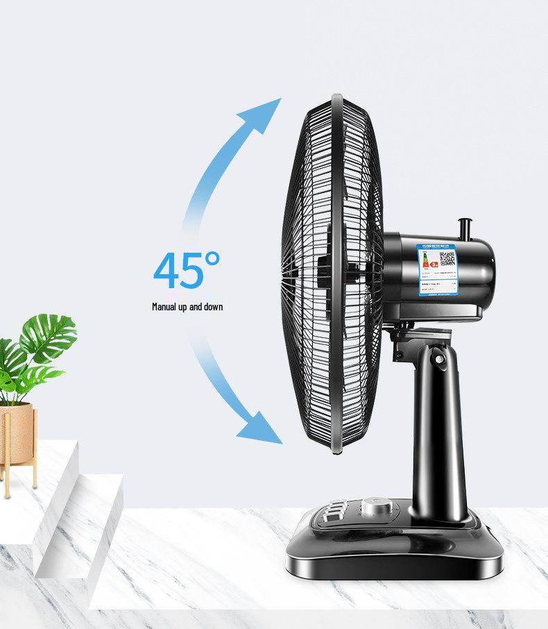 16palcový tichý oscilační stolní ventilátor pro domácnost a koleje