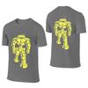 Camiseta Reversvel Sheldon Bot Estilo Casal Estilo Japons Simples E Elegante