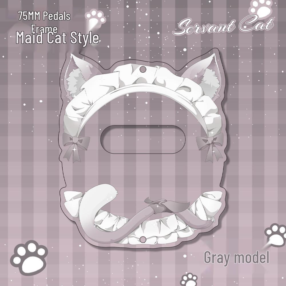Gumi 75mm Maid Cat Acryl-Abzeichen-Display-Ständer