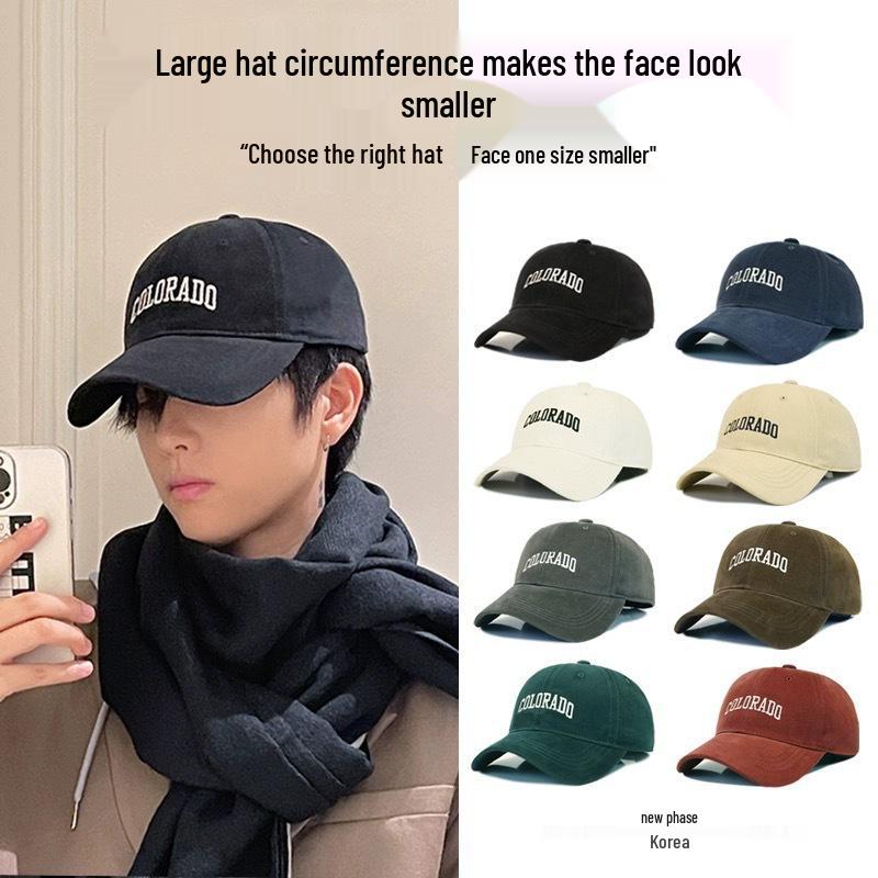 Women's Wide Brim Baseball Cap 2023: Deep Fit, Large Head, Face-Slimming, Plus Size Duckbill for Summer Sun Protection