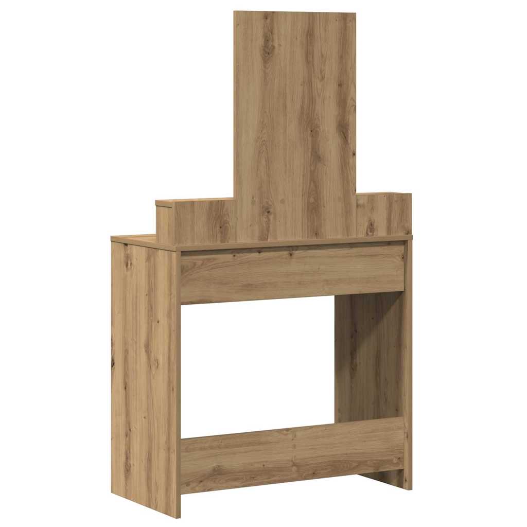 Makeup Table Artisan Oak 79 x 41 x 140 cm Particleboard