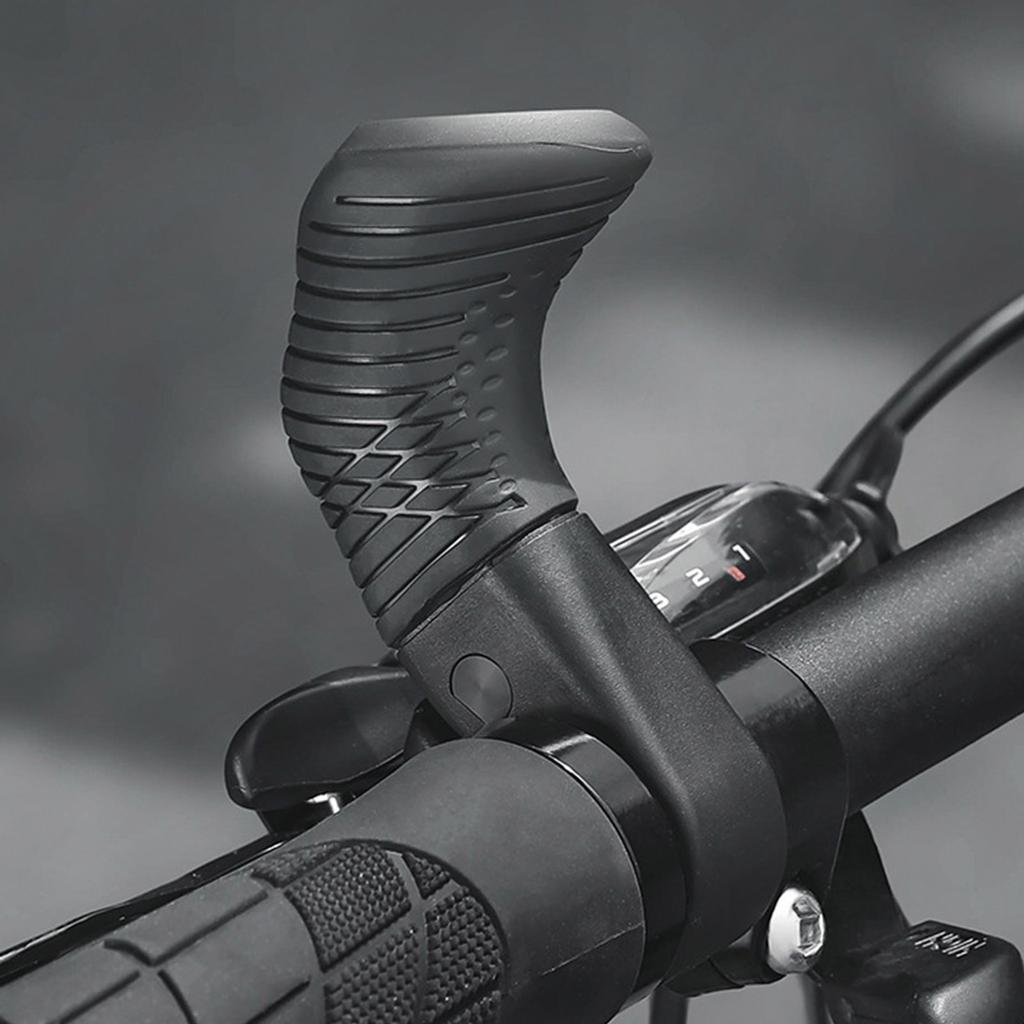 Comfortable Bicycles Handlebars End Ergonomically Shape Cycling Thumb Grips Universal Bike Handle Accessorie