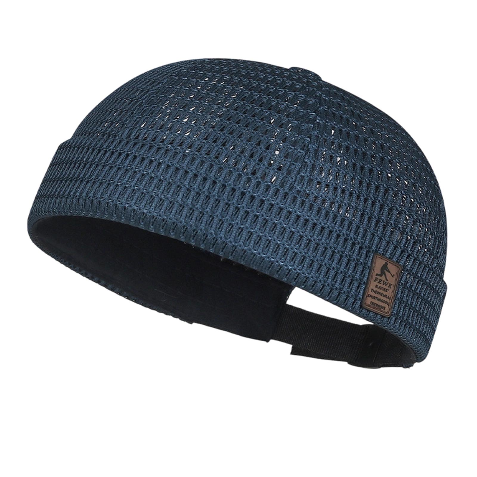 

Breathable Mesh Skull Adjustable Fit Lightweight Unisex Summer Cycling for Outdoor Activities Work One Size Темно-синій