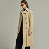 ELLE Double-Breasted Minimalist Casual Lapel Coat Women Coats EN36434