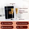 Set of 2 Silver Gold Polish & Brass Champange Wine Glass with Blue Box, Best for Parties, Diwali Gift Set of 2