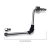 Stainless Steel Upgraded Steam Nozzle Extension for EC685 Coffee Maker Improves Milk Foam Texture Strong Metal Design