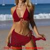 Classic Nylon Lace Bikini Set For Women With Backless Design For Swimming And Water Sports