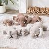 Adorable Sleepy Elephant Plush Toy - Realistic Little Elephant Doll Gift