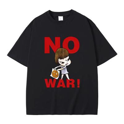 Yoshitomo Nara No War Tshirt Summer Unisex Women Casual Funny T Shirts Male Fashion Oversized Streetwear Unsiex Soft Cotton Tees