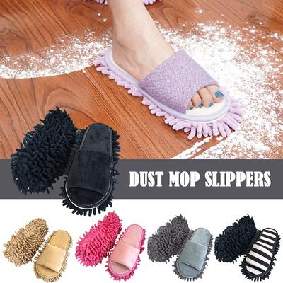 Clean Slippers To Wipe The Floor Open-Toed Lazy Wiping Slippers Convenient
