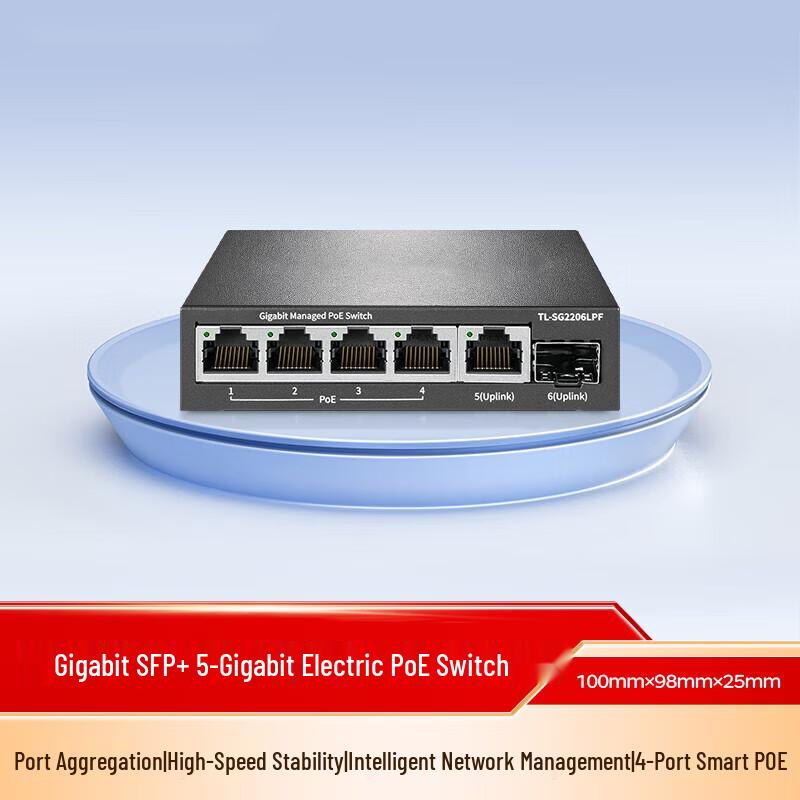 

UNIKOO 5-Port Gigabit PoE+ Cloud Managed Switch