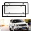 Transparent License Plate Holders with Screws UV Resistant Universal Fit