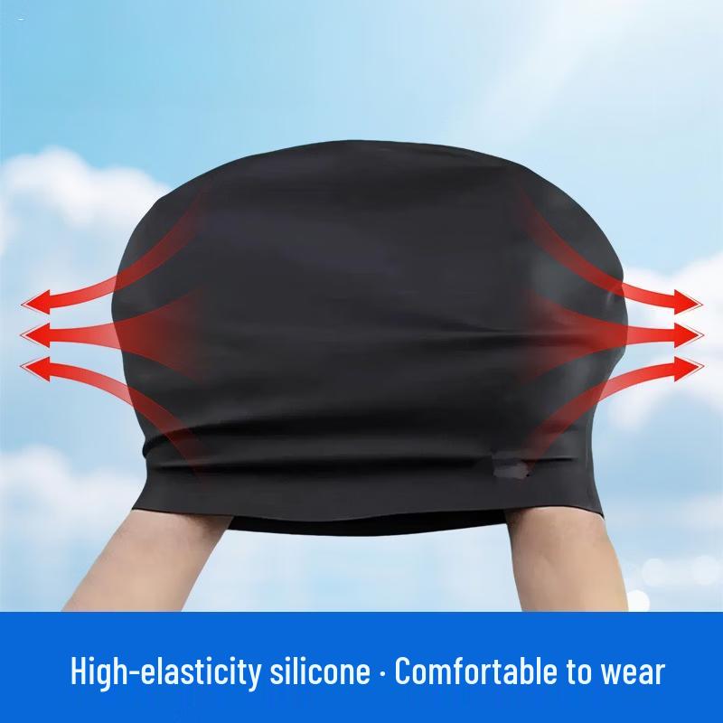Junwen Super Large Silicone Swim Cap