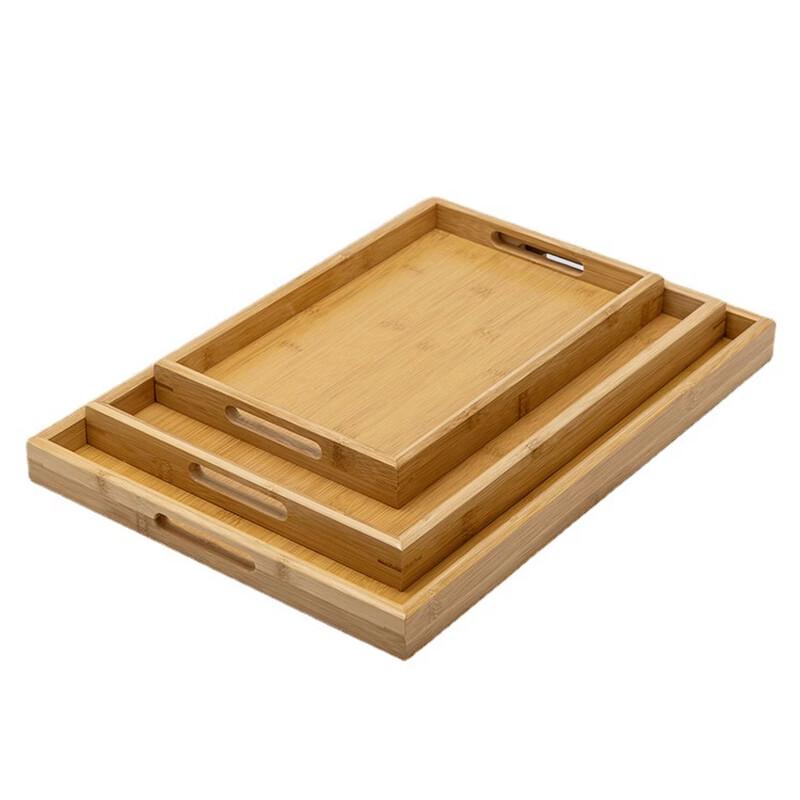 Ruhan Japanese Style Rectangular Rice Husk Serving Tray