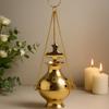Hanging Brass Thurible Incense Burner with Cross