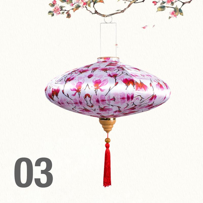 12/14 Inch Chinese Style Satin Silk Lantern Corridor Restaurant Tea Room Decor Palace Lamp Mid-Autumn Spring Festival Decor