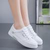 2025 popular spring breathable lightweight single shoes non-slip wear-resistant flat baseplate shoes students casual versatile little white shoes wom