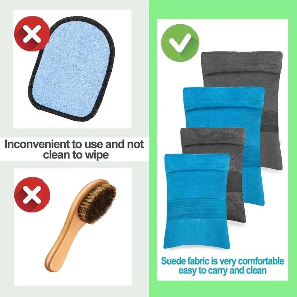 5PCS Sand Remover for Beach Beach Sandbag Powder Bag Sand Removal Brush  Sand Remover Brush Beach Vacation Camping Essentials