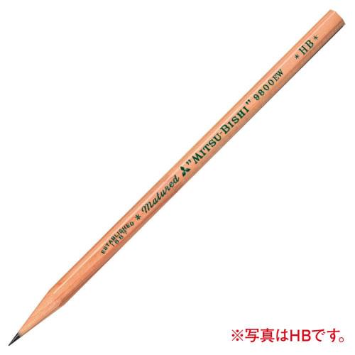 Mitsubishi Pencil Recycled Pencil 9800EW B 1 Dozen K9800EWB