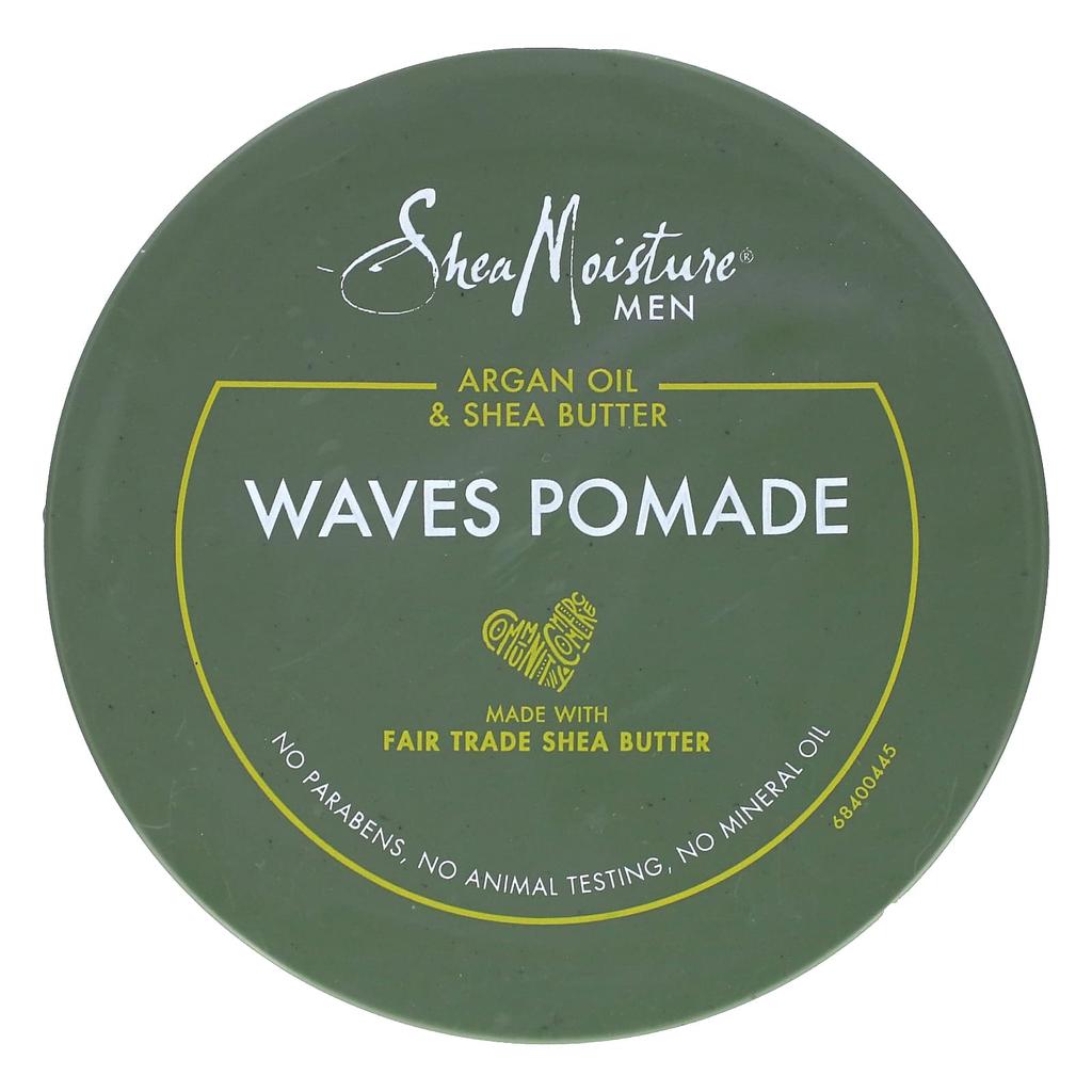 SheaMoisture Men, Waves Pomade, Argan Oil and Shea Butter, 113g (4oz)