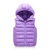 Kids Casual Hooded Lightweight Padded Vest for Boys Girls Everyday Wear