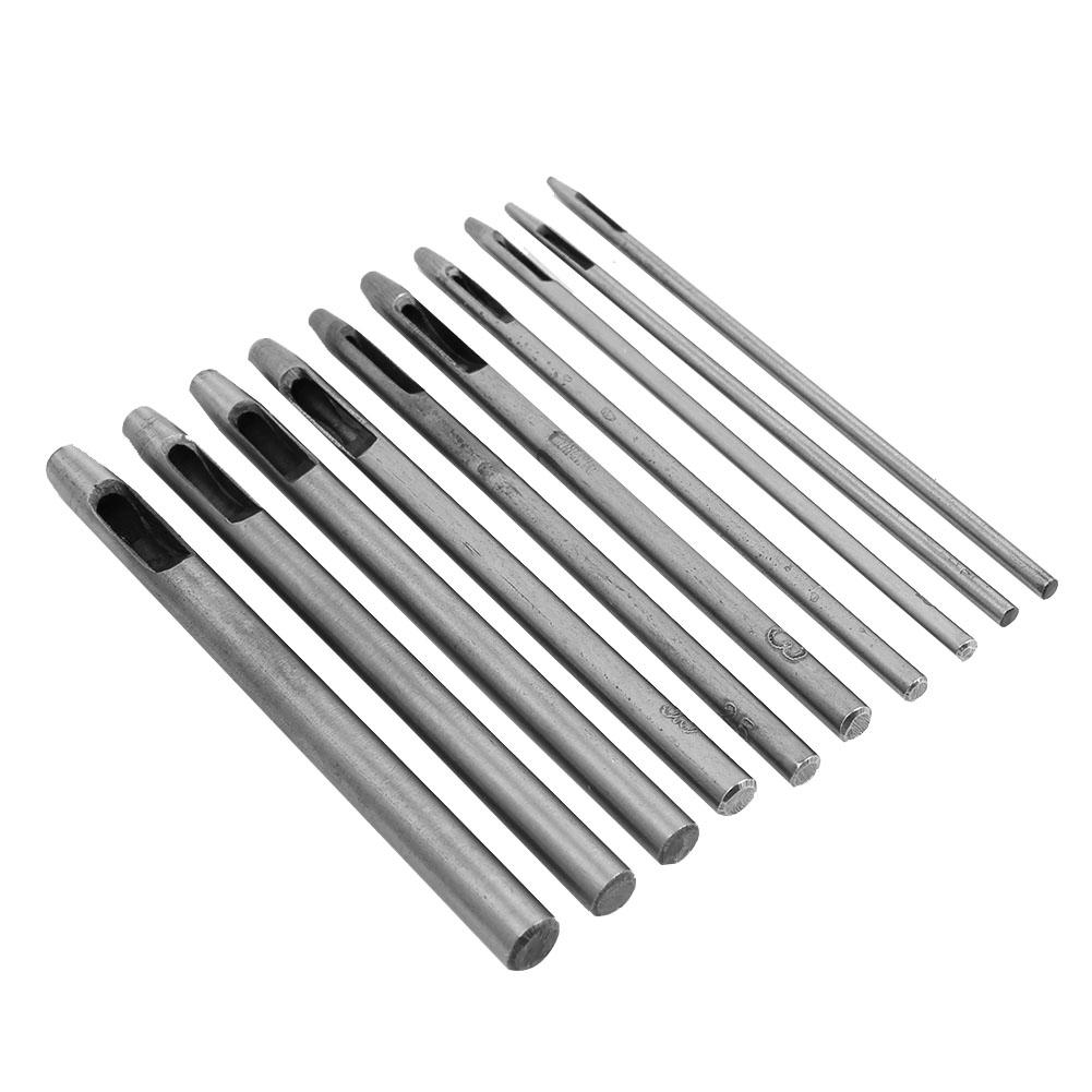 10pcs Leather Strap Belt Flower PetaL Shaped Eyelet Hole Punch Drilling DIY Hand Puncher