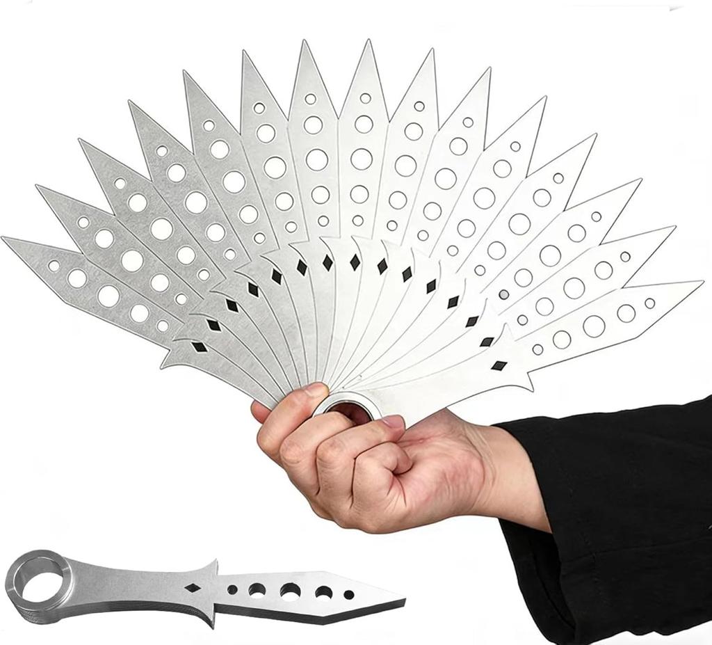 Outdoor Self-Defense Kung Fu Tai Chi Adult Pure Metal Stainless Steel Folding Fan,Full Metal Hand Held Fan, Easy To Carry Self-Weapon