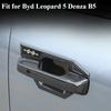 Fit For BYD Formula Leopard 5 Door Handle Door Bowl Inner Handle Anti Scratch Sticker Carbon Fiber Exterior Modification