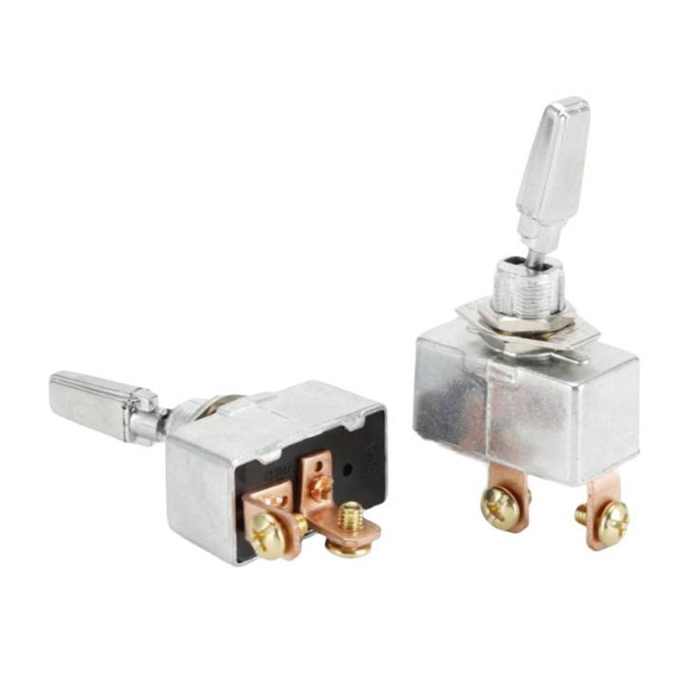 Heavy Duty SPST Rocker Toggle Switch Automotive Use Metal Design Suitable for Lights and Other Electrical Equipment