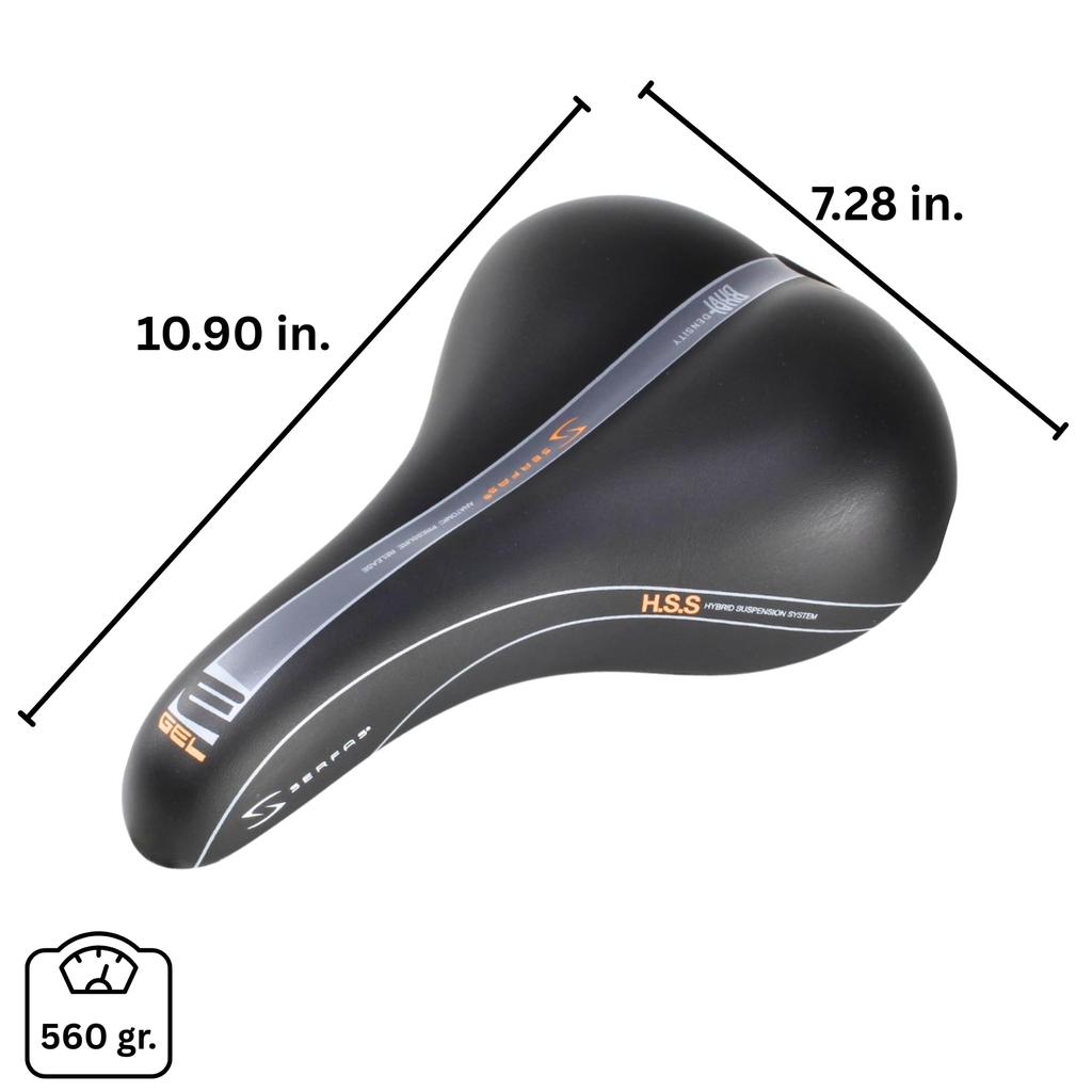 SERFAS (Serfas) Saddle Igel Dual Density 280x172mm Black