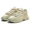 Puma Rs-Connect Desert Fabric Leather Sports Comfort Low-Top Lifestyle Shoes Unisex Shoes Beige Green 387730-02