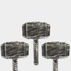 Thor's Hammer Collectible Model Toy Classic Cosplay Costume Props Simulation Avengers Superhero Role Playing Kids Toy for Halloween Party