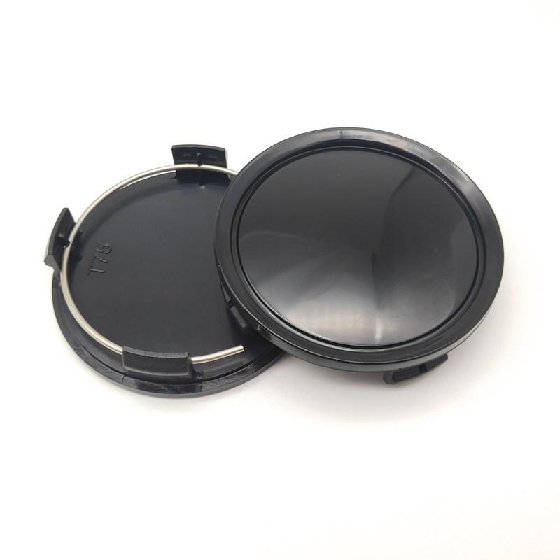 4pcs/lot Blank No Logo 74mm Wheel Cap For Mercedes-Benz Wheel Center Caps Hub Caps Fit 65mm Emblem Sticker Black Silver LM6