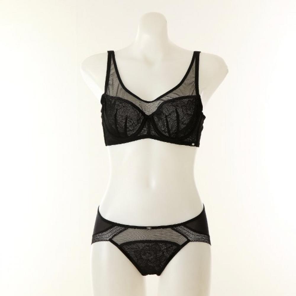 Wacoal Ham Single Layer Full Makeup Bra Back Lace Panty Set  Wpt1962a 