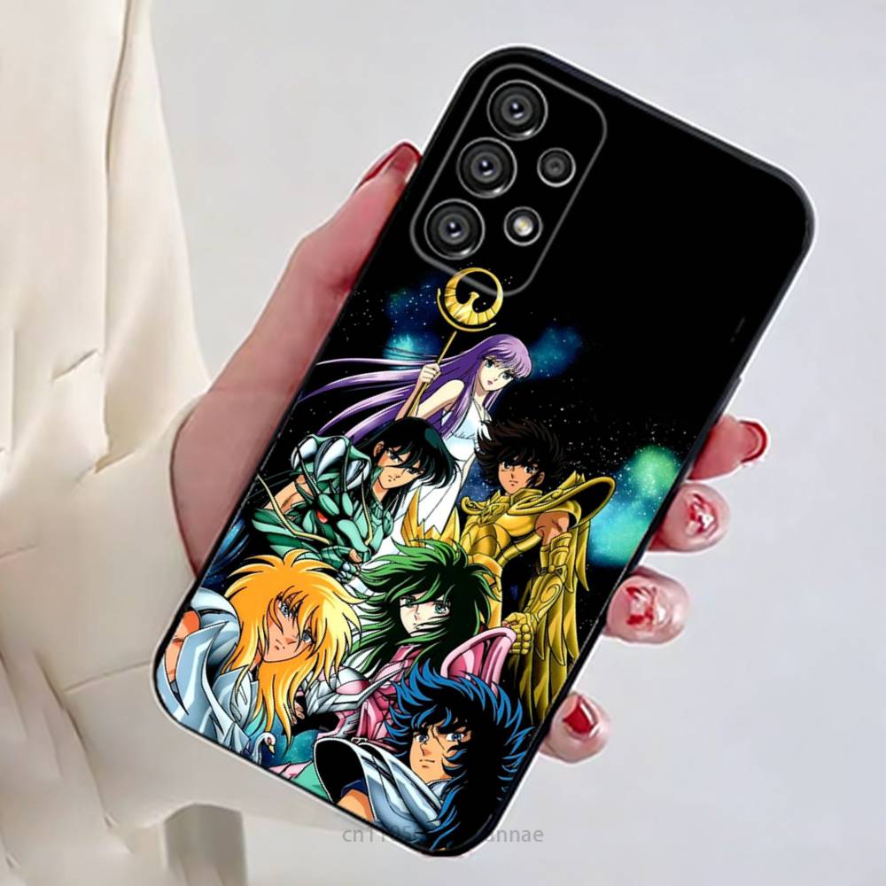 S-Saint Seiya Knights Zodiac Phone Case for Samsung Galaxy A73,23,53,33,14,24,13,72,22,52,32,54,A34 Soft Cover
