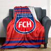 Heidenheim FC Print Flannel Blanket High Quality Warm Comfortable Cover for All Seasons Perfect for Gifts Home Decor