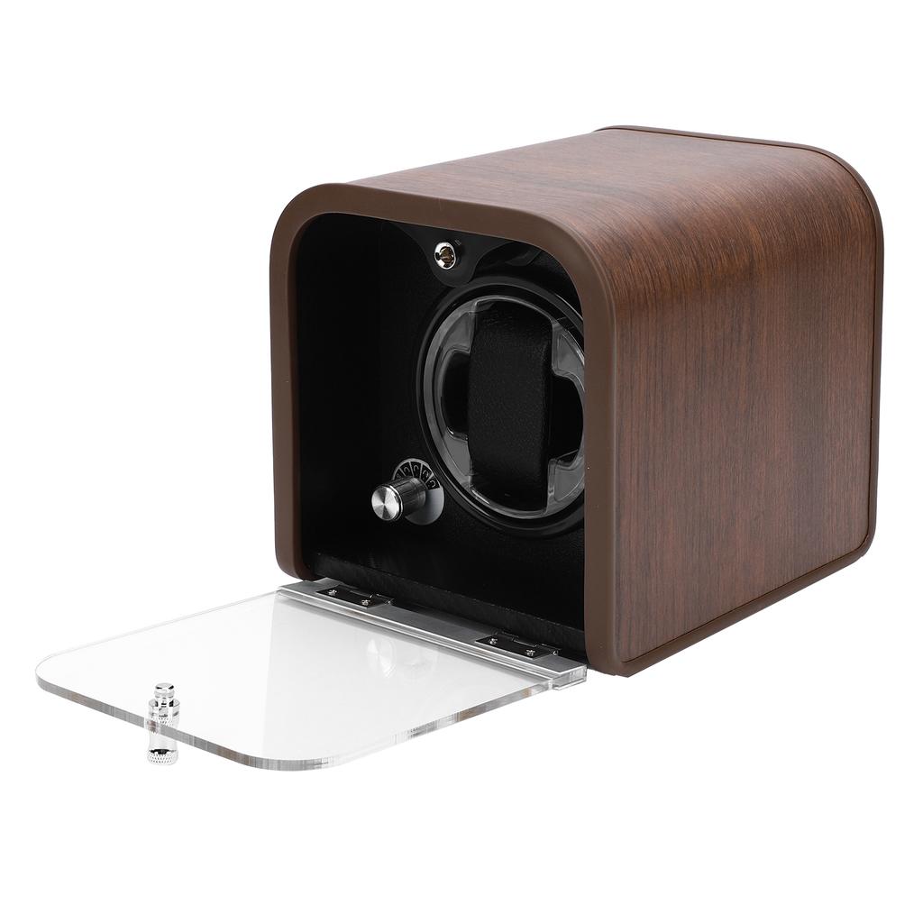 Mechanical Watch Winder 5 Modes Adjustable Automatic Watch Winder Wood Storage Box for Home