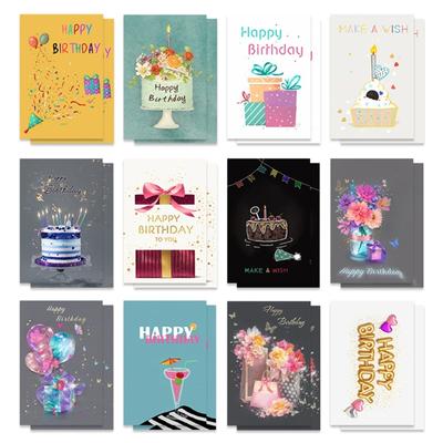 Birthday Card Handmade Greeting Card with Envelope Colorful Surprise Card for Women Festives Celebration Supplies