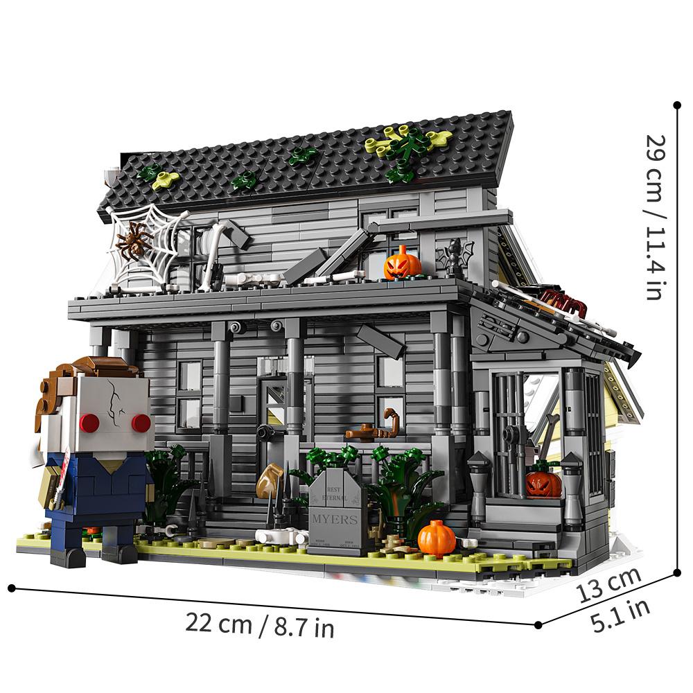 Non-Toxic Horror Movie Halloween- Figure & House Building Blocks Kitscollectible Decoration Building Toycreative Building Toy780 Pcs