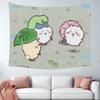 Japanese Anime Usagi Kawaii Hachiware Cute Chiikawa Cartoon Tapestry Room Decoration Home Decor Bedroom Wall Hanging Fabric