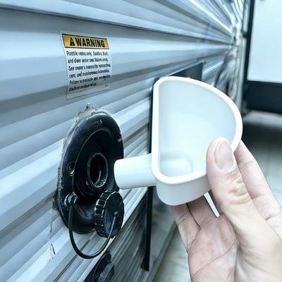 Přenosný trychtýř pro vstup vody do karavanu Anti-Spill trychtýř pro přívěs karavanu Odolný vodní trychtýř pro karavan Příslušenství pro karavan
