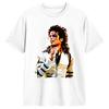 Best Singer Mi Chael Jack Son Cotton Tshirt Unisexs Summer Y2K Retro Tshirt Round Neck Harajuku Tshirt Plus Size Top