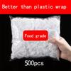 Food Grade Plastic Wrap Cover Disposable Household Plastic Wrap Cover With Elastic Mouth Bowl Cover Premium Durable