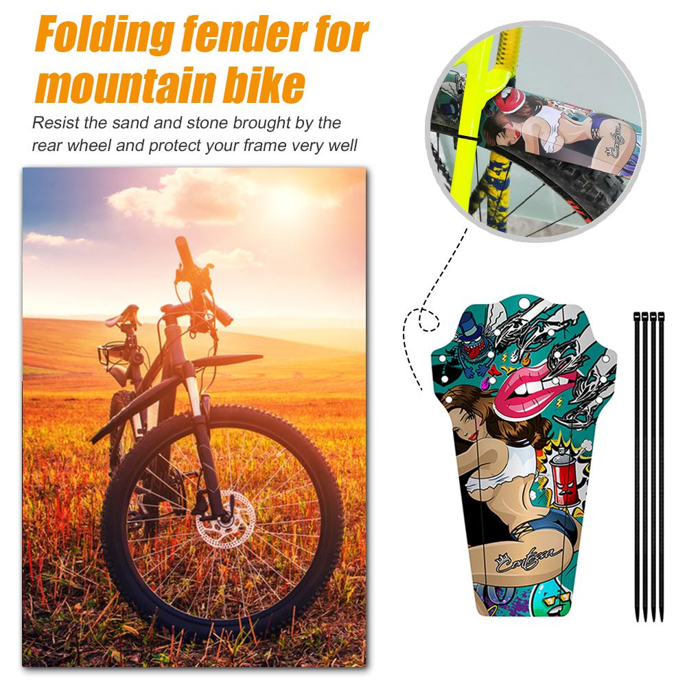 ENLEE Bike Fenders Mudguard Plastic MTB/Road/Folding Bicycle Guard Quick Install ENLEE Bike Fenders Mudguard Plastic MTB/Road/Folding Bicycle Guard Quick Install
