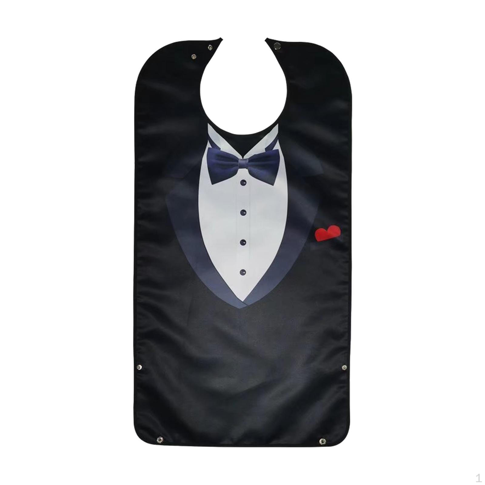 

Дорослий нагрудник для їжі Костюм Зразок для одягу Протектор унісекс Літні жінки Чоловіки Пенсіонери