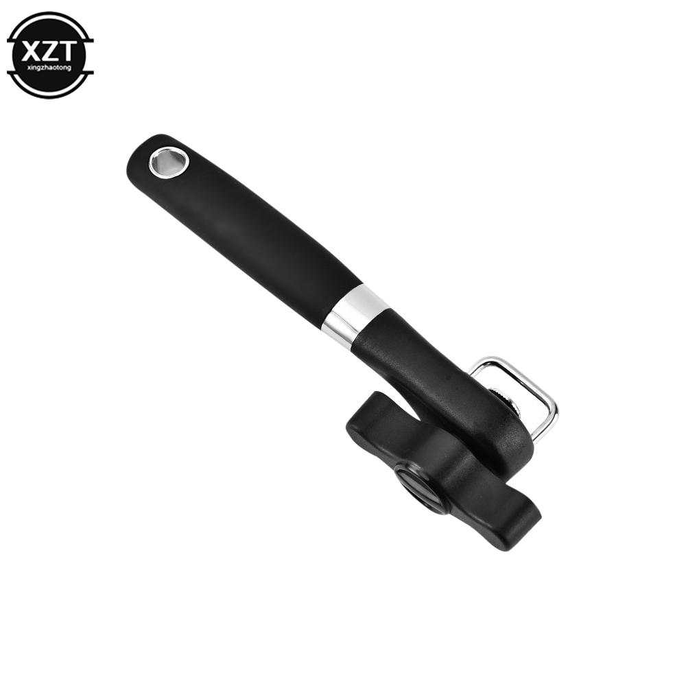Safe Cut Can Opener Handheld Smooth Edge Can Opener Food Grade Stainless Steel Cutting Can Opener for Kitchen &Restaurant