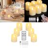 Elegant Usb Plastic Led Candle Light For Birthday Wedding Party Decoration And Timed Remote Control