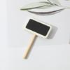 Wooden Mini Blackboard Sign with Bamboo Stick for Garden or Message Display